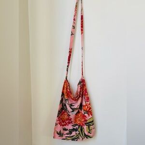 April Cornell Floral Pink Tote Bag